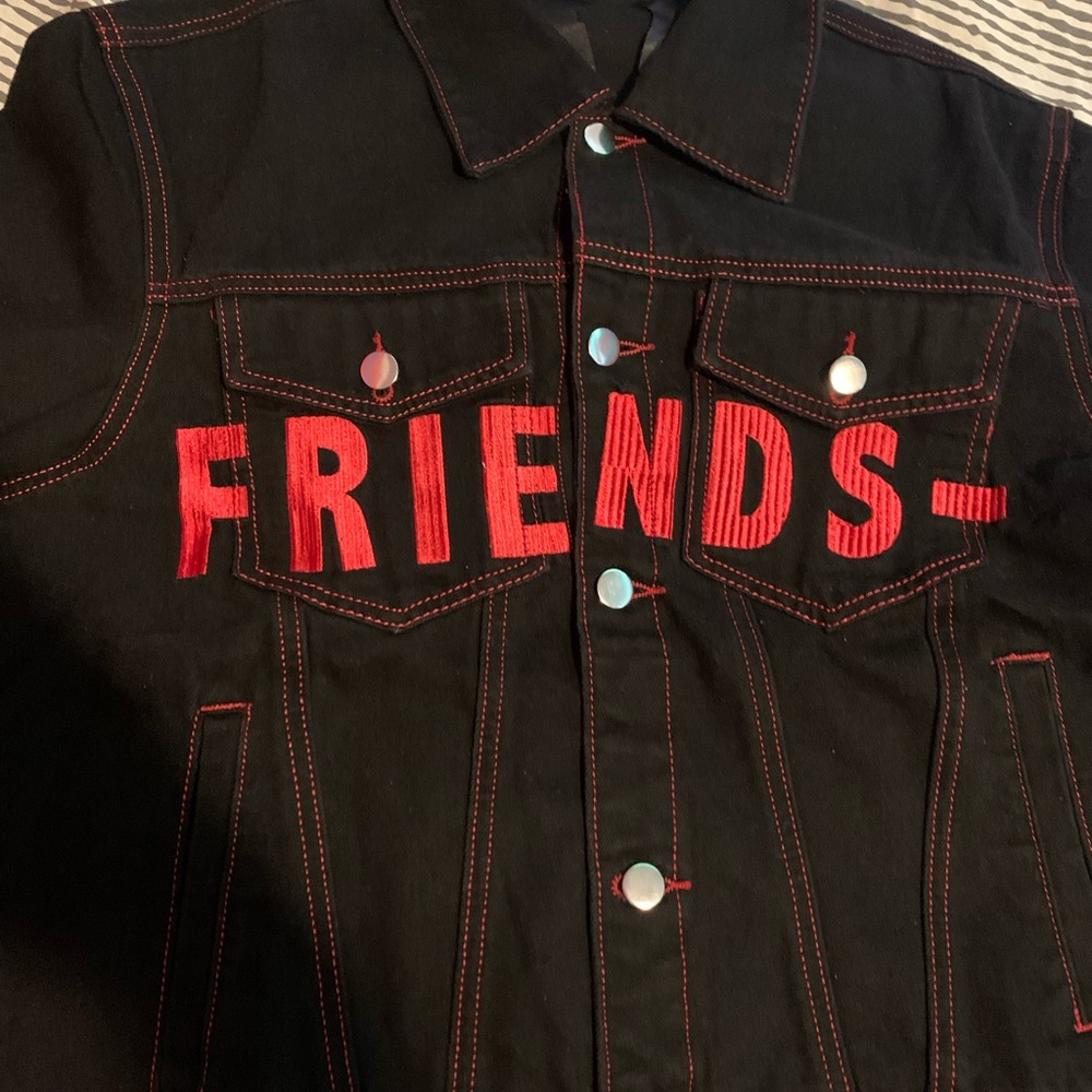 "FRIENDS" Vlone denim jacket